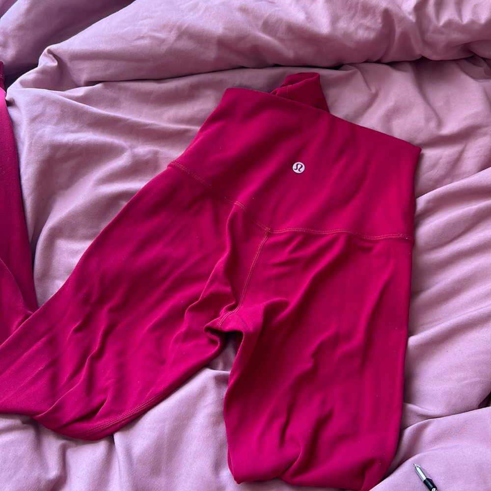 pink align leggings